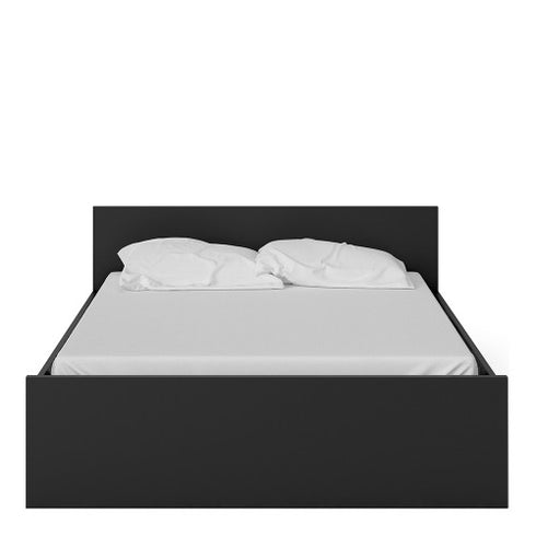 *Naia Euro King Bed (160 x 200) in Black Matt